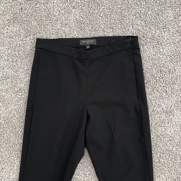 Banana Republic Factory Devon Side Zip Black Skinny Dress Pants - Size 4 - Picture 2 of 5